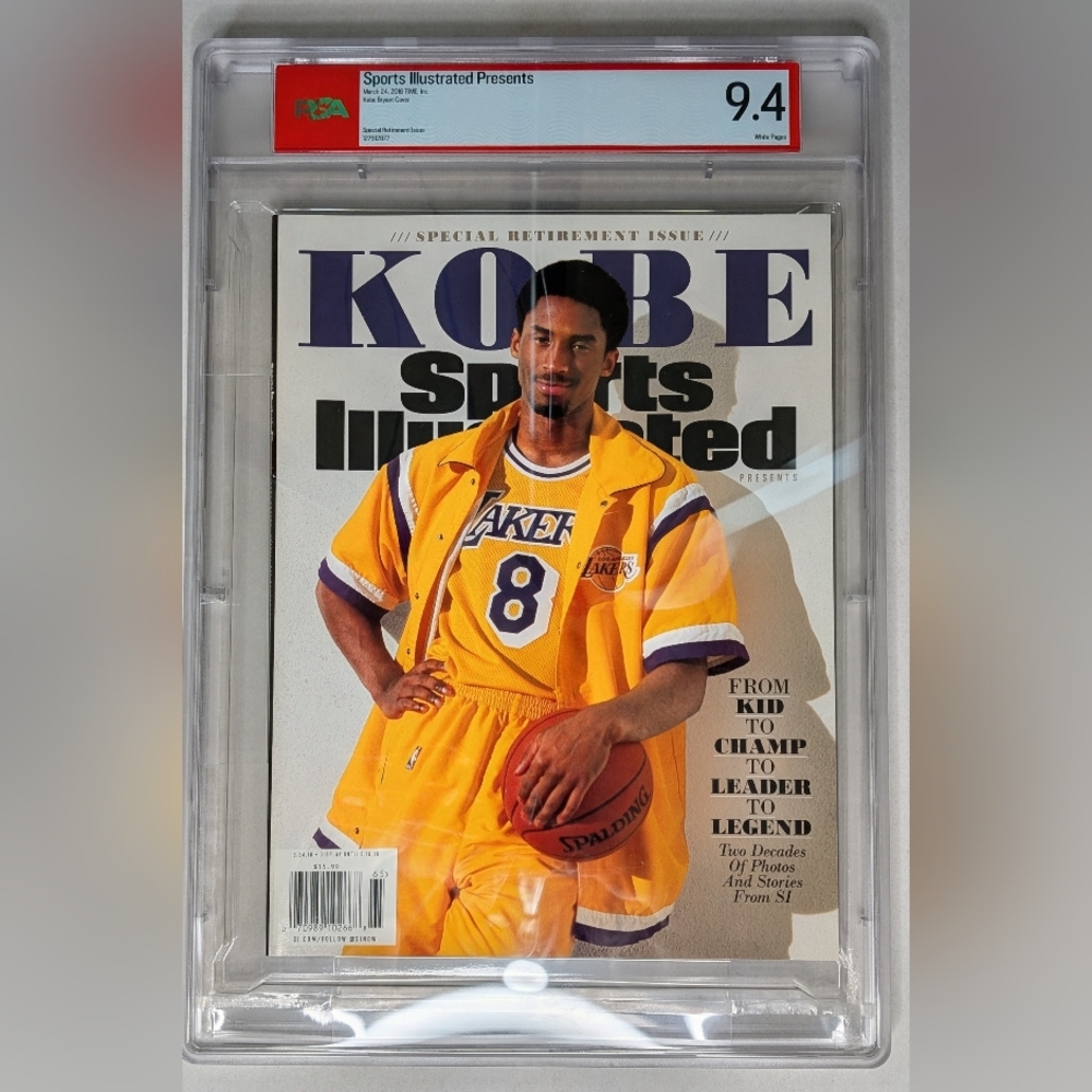 PSA 9.4 - Kobe Bryant - Sports Illustrated Special Retirement Issue - 3/24/16